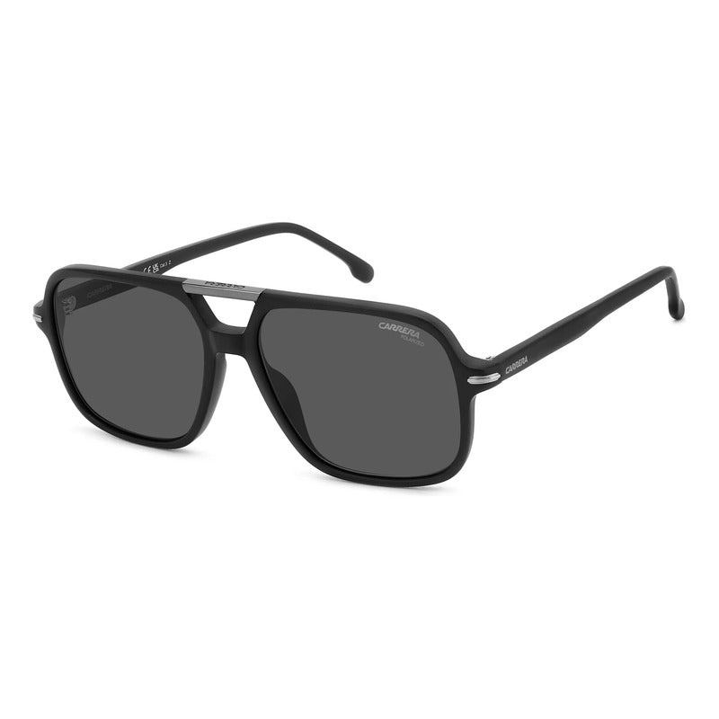 Gafas Carrera Piloto Polarizado Doble Puente 350s Rzzm9 Único Negro