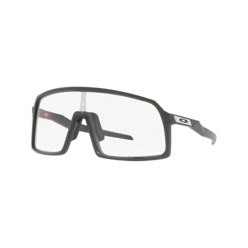 Lentes Oakley Sutro Fotocromáticos Ciclismo Oo9406, 940698 Transparente A Negro Iridium Fotocromático Carbono Mate