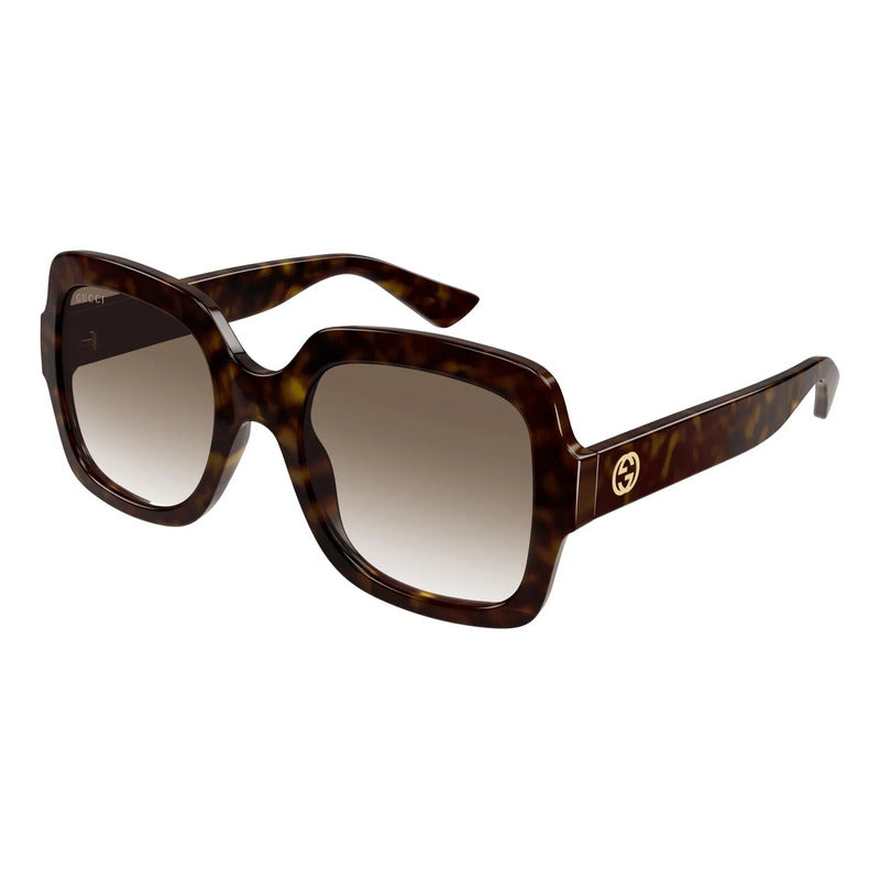 Lentes De Sol Gucci Damas Lujo Italiano Femenino Gg1337s Único Marrón Marrón Claro