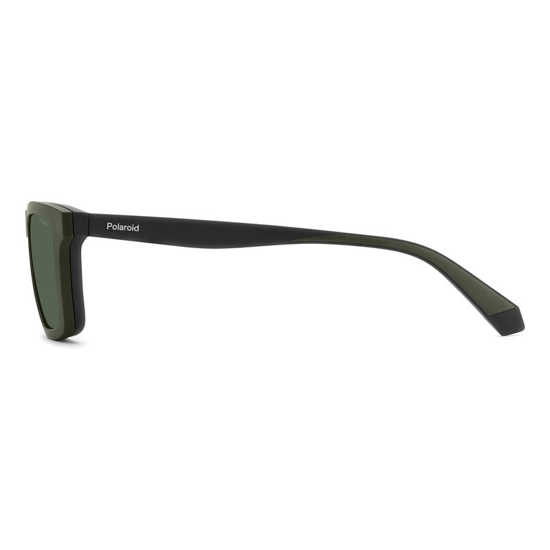 Lentes Oftálmicos Con Clip Polarizado Polaroid Pldd590 3ol16 Negro