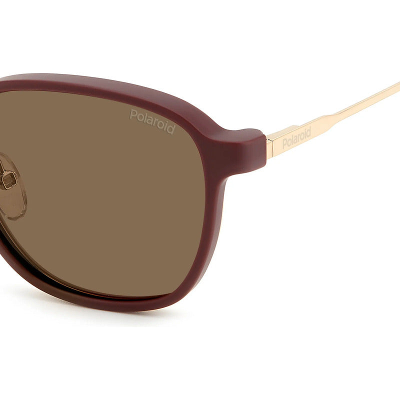 Lentes Graduables Clip Polarizado Polaroid Pld6205/cs Noasp Terracota
