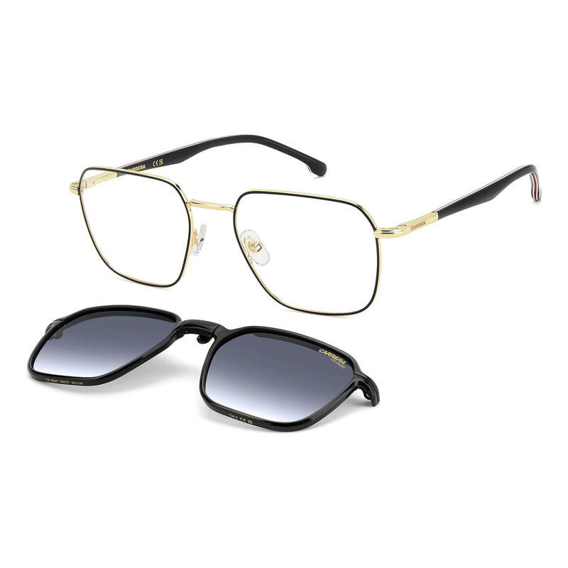 Armazón Oftálmico Carrera Clip Magnético Polarizado 388c Dorado