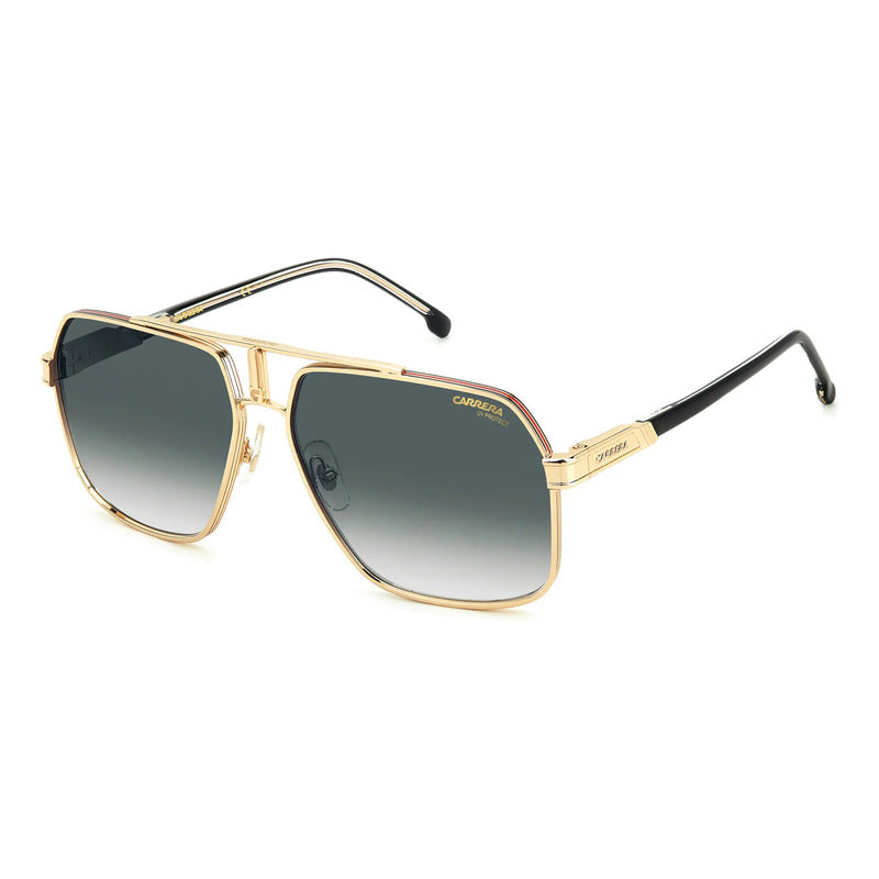 Lentes De Sol Carrera Modelo Retro Degradado 1055/s, W3j9k Único Verde Dorado