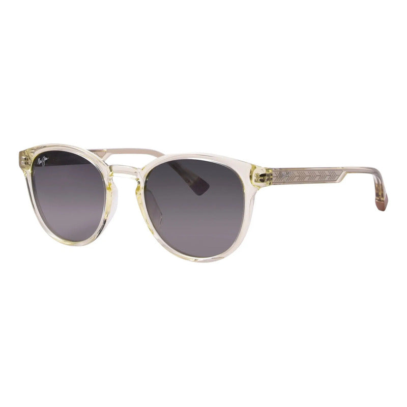 Lentes Maui Jim Max Verstappen Italianos Cristal Gs636-21 Único Gris Negro Blanco Semi Transparente