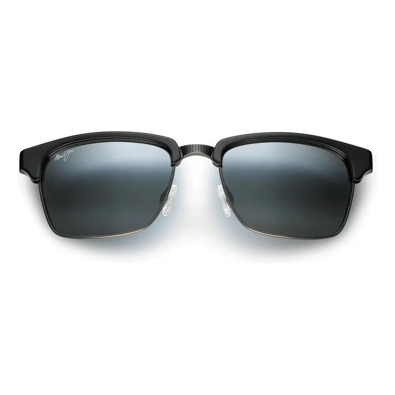 Lentes Maui Jim Kawika Negros Clásicos Retro Unisex 257-17c Único Negro