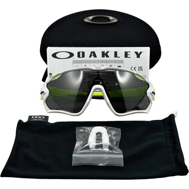 Lentes Oakley Jawbreaker Prizm Black Polarizados Oo929058 Único Negro Blanco Verde Lima