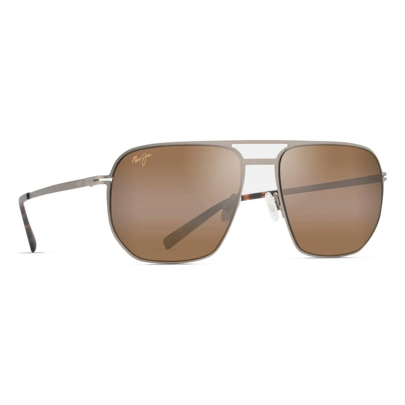 Maui Jim Ultraligeros Acero Inoxidable Sharks Cove H605-01 Gris Café
