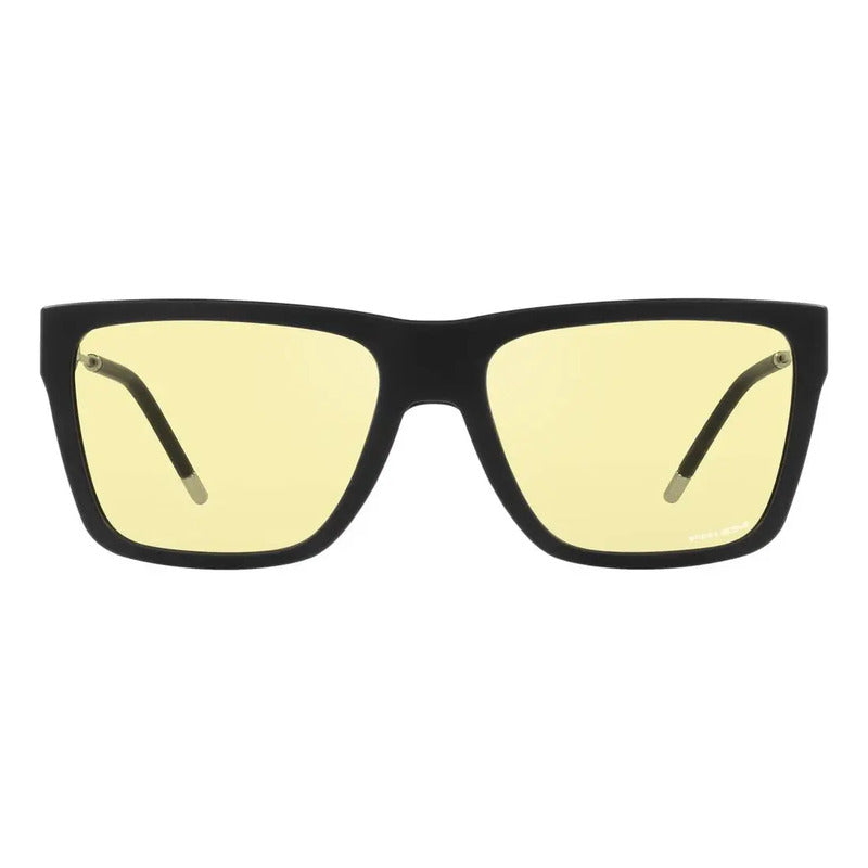 Lentes Gamer Oakley Bloqueo Luz Azul Protección Uv Oo924901 Único Ocre Negro