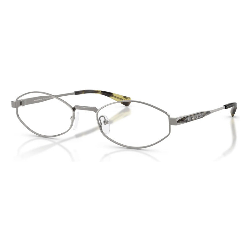 Armazón Michael Kors Con Sistema Clip On Diseño Oval Mk1175 Gris