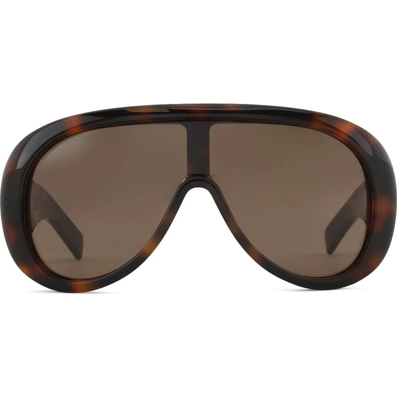 Gafas Sol Gucci Mascara Exclusiva Unisex Cafe Habana Gg2164s Único Marrón Oscuro