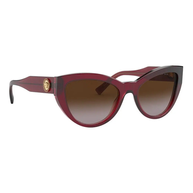 Lentes De Sol Versace 100% Originales Y Nuevos Ve4381b 38813 Único Café Tinto