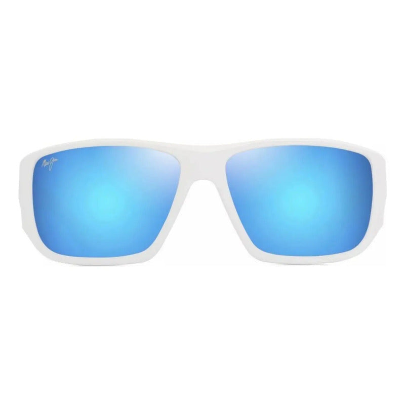 Lentes Maui Jim Para Pesca Keha Cristal Envolventes B663-05 Único Blanco Azul