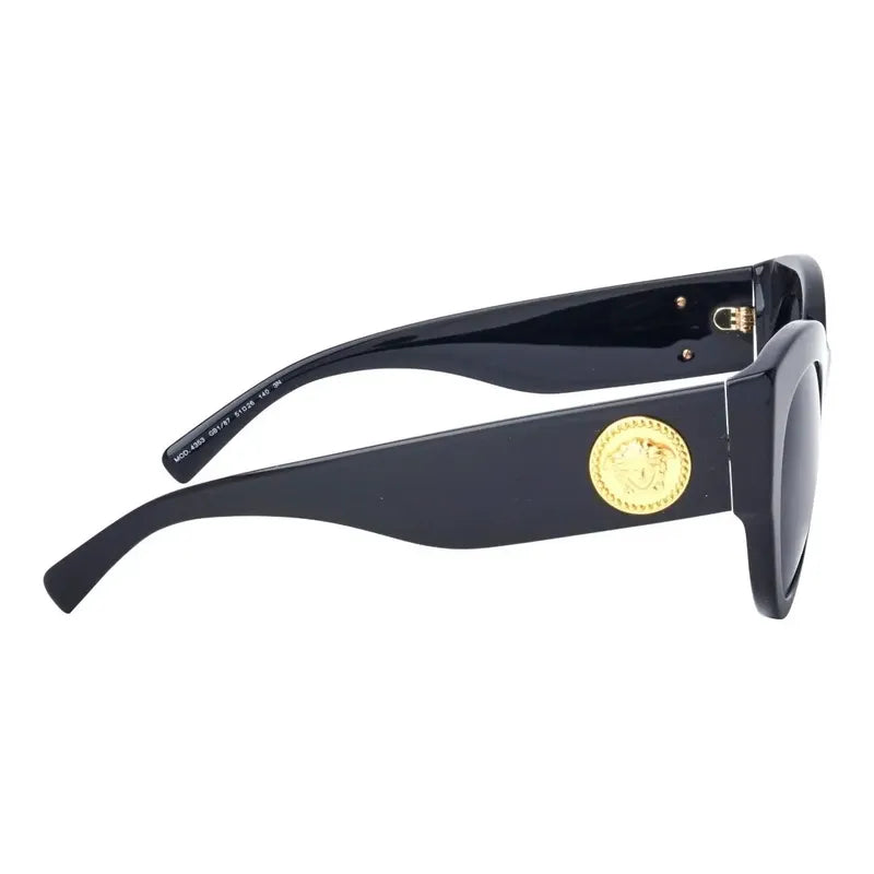 Lentes Versace Solares Originales Y Nuevos Gb1/87ve4353 Único Negro