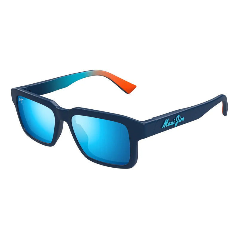 Lentes Maui Jim Espejeados Nueva Colección Kahiko B635-03 Único Azul