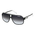 Anteojos De Sol Polarizados Carrera Grand Prix 2 Talle Mediana Armazón Negro/cristal Y Lente Gris Negro/blanco