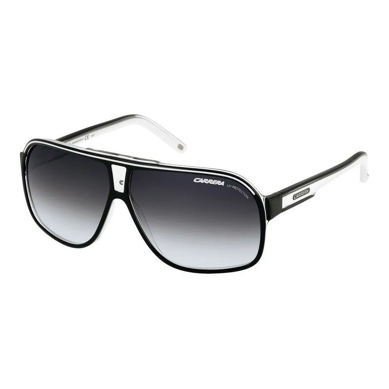 Anteojos De Sol Polarizados Carrera Grand Prix 2 Talle Mediana Armazón Negro/cristal Y Lente Gris Negro/blanco