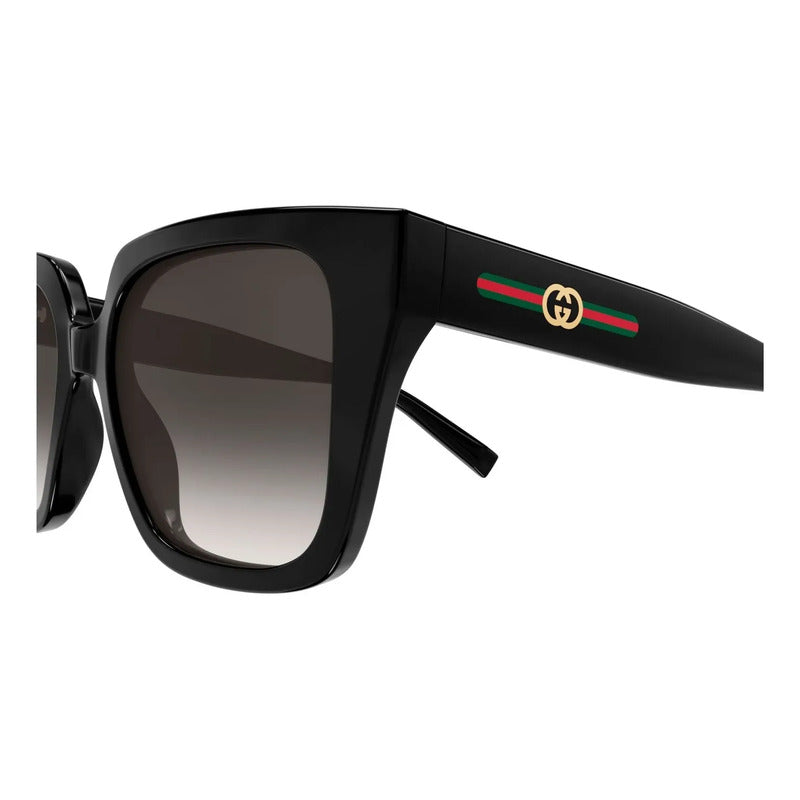 Lentes De Sol Polarizados Dama Elegantes Hechos Italiagg2102 Único Negro