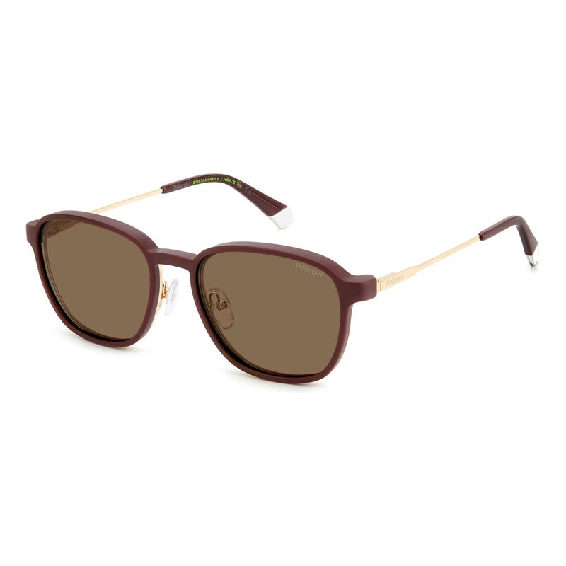 Lentes Graduables Clip Polarizado Polaroid Pld6205/cs Noasp Terracota
