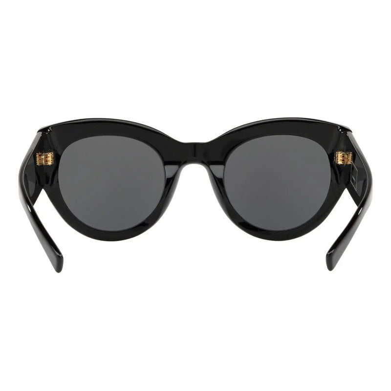 Lentes Versace Solares Originales Y Nuevos Gb1/87ve4353 Único Negro