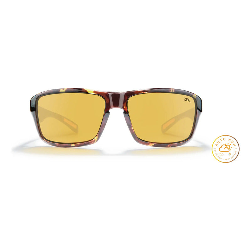 Lentes De Sol Fotopolarizados Zeal Legado Maui Jim Zo12578 Único Café Amarillo