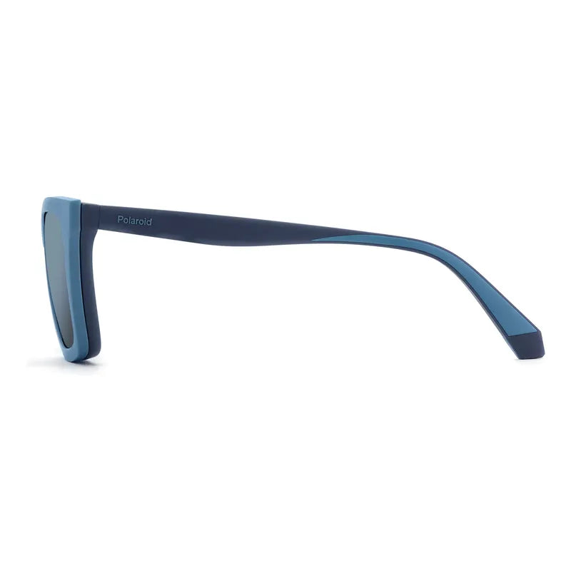 Armazón Oftálmico Con Clip Solar Polarizado Polaroid D591fll Azul