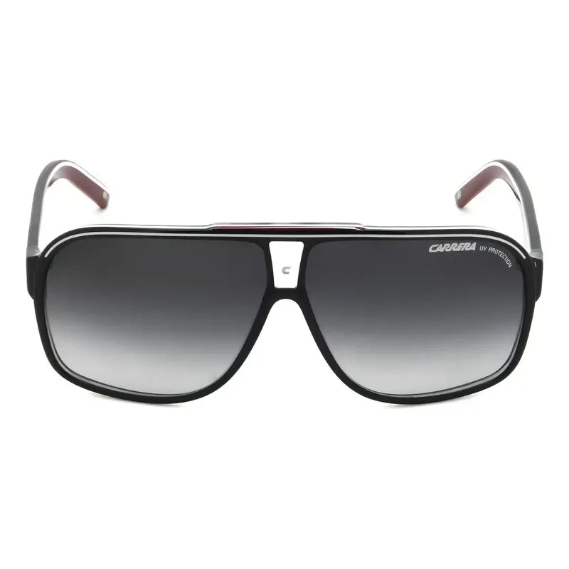 Lentes De Sol Carrera Grand Prix 2 Aviador Con Lente Degradé Gris Negro/rojo Negro/rojo/blanco