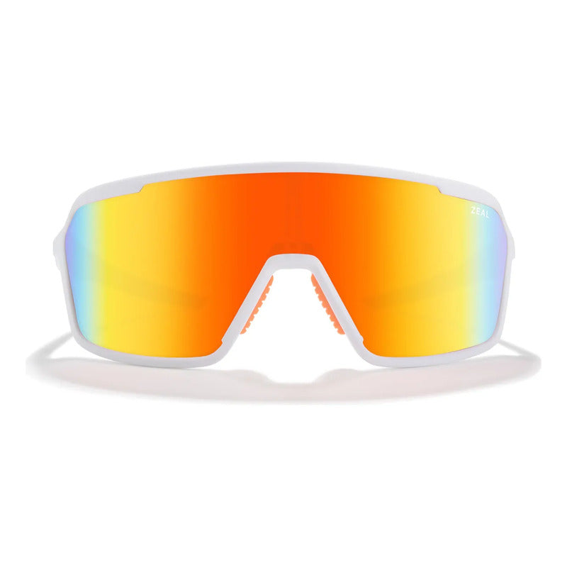 Lentes Triatlon Zeal Optics Polarizados Legado Mauijim 12971 Único Blanco Naranja