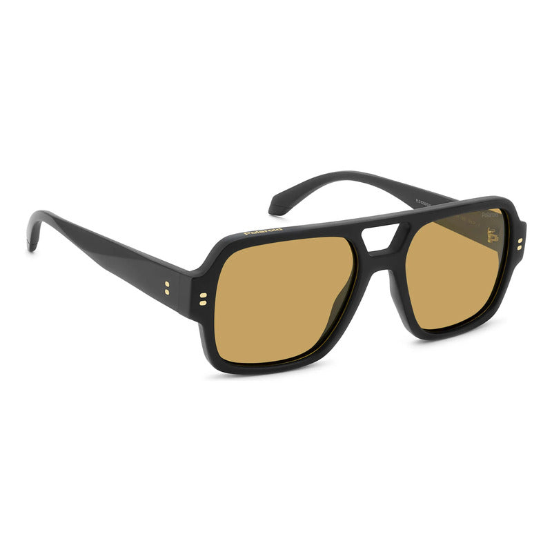 Lentes Con Micas Amarillas Polarizadas Polaroid Pld6250 003 Único Negro Amarillo