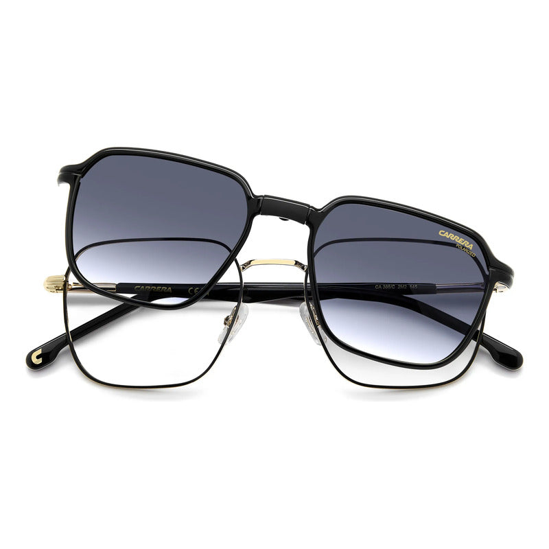 Armazón Oftálmico Carrera Clip Magnético Polarizado 388c Dorado