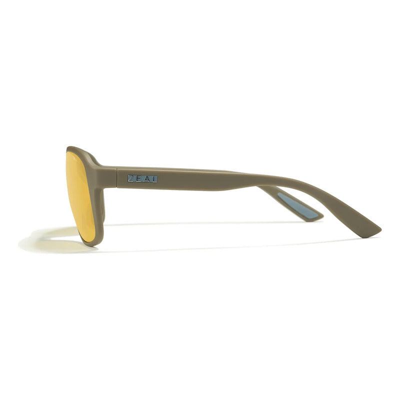 Lentes De Sol Fotopolarizados Zeal Legado Maui Jim Zo12991 Único Caqui Amarillo