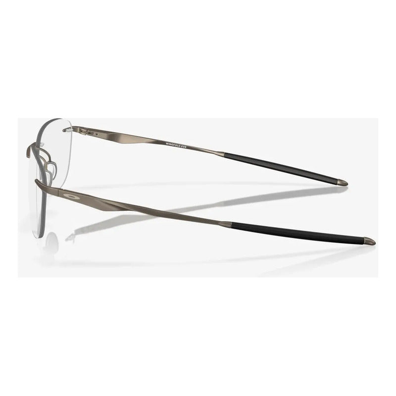 Lentes Oftalmicos Oakley Wingfold Evr Titanio Al Aire Ox5118 Café
