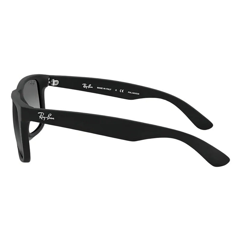 Lente Solar Ray-ban Justin Clásico Polarizada Unisex Color De La Lente Gris Color Del Armazón Negro Polarizado Grey Matte Black