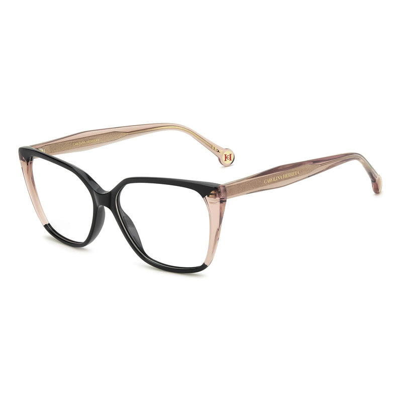 Armazón Graduable Carolina Herrera Ch Elegantes 0341 3h214 Negro