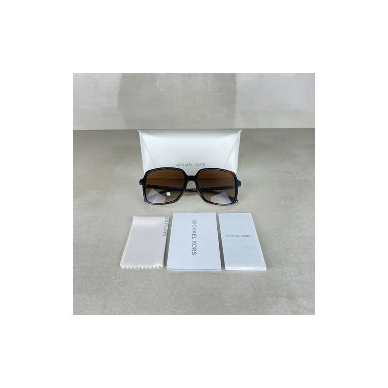 Gafas De Sol Michael Kors Solar Mk2098u 56, Color Marrón, Montura Marrón, Lente Uv De Policarbonato Marrón