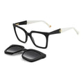 Marco Negro Con Clip Carolina Herrera Her0376/c 80s-52 52 Negro