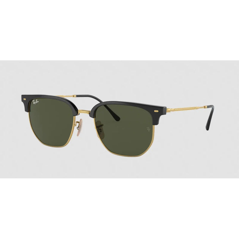 Lentes Ray Ban New Clubmaster Nuevos Originales Rb4416 60131 Protección Uv Verde Negro Oro