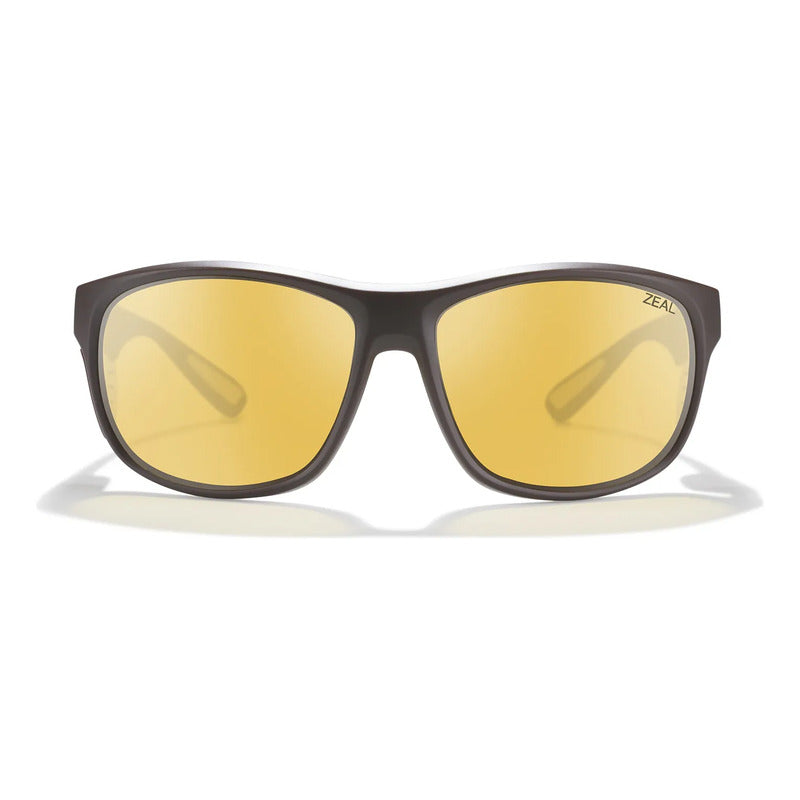Lentes De Sol Fotopolarizados Zeal Legado Maui Jim Zo12975 Único Café Amarillo