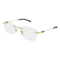 Armazon Gucci Italiano Dorado Lujo Exclusivo Gg2099o 002 Dorado