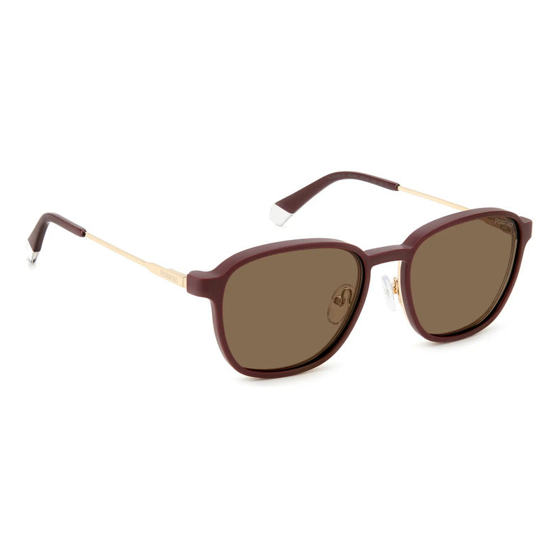 Lentes Graduables Clip Polarizado Polaroid Pld6205/cs Noasp Terracota