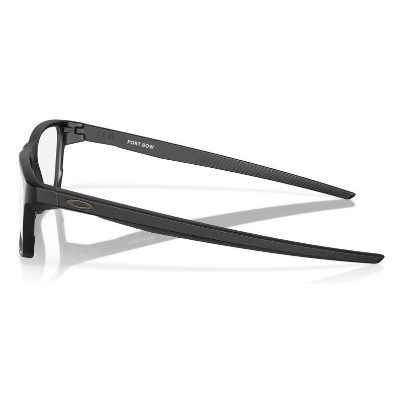 Lentes Oftalmicos Oakley Port Bow Armazon Negro Hombreox8164 Negro
