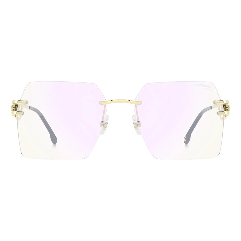 Lentes Graduados Carrera 3102 Filtro Luz Azul Original Lujo Dorado
