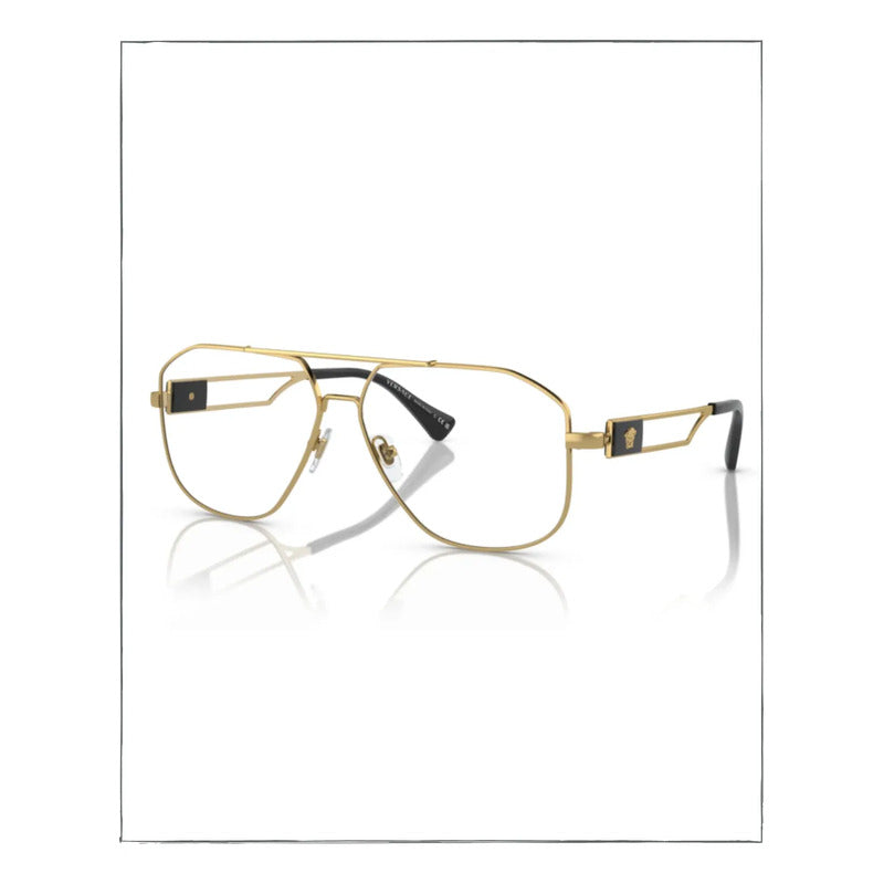 Armazon Oftalmico Versace Dorado Hombre Originales Ve1287 Dorado
