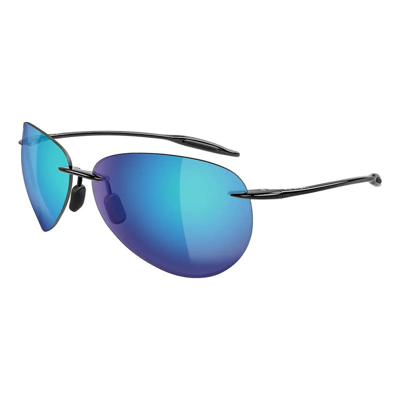 Maui Jim Sugar Beach Extremadamente Comodos Ligeros B421-02 Único Negro Azul