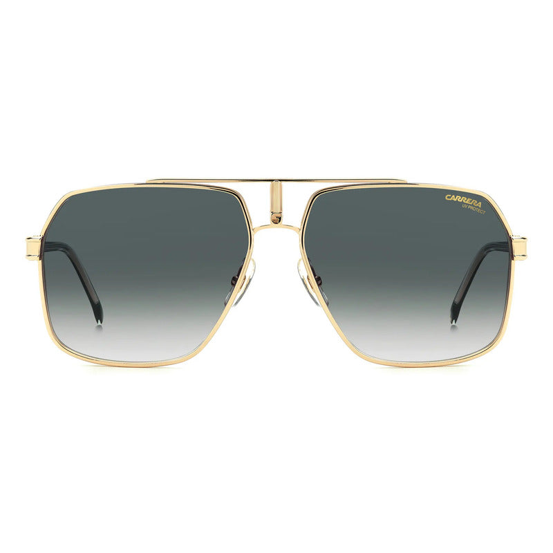 Lentes De Sol Carrera Modelo Retro Degradado 1055/s, W3j9k Único Verde Dorado