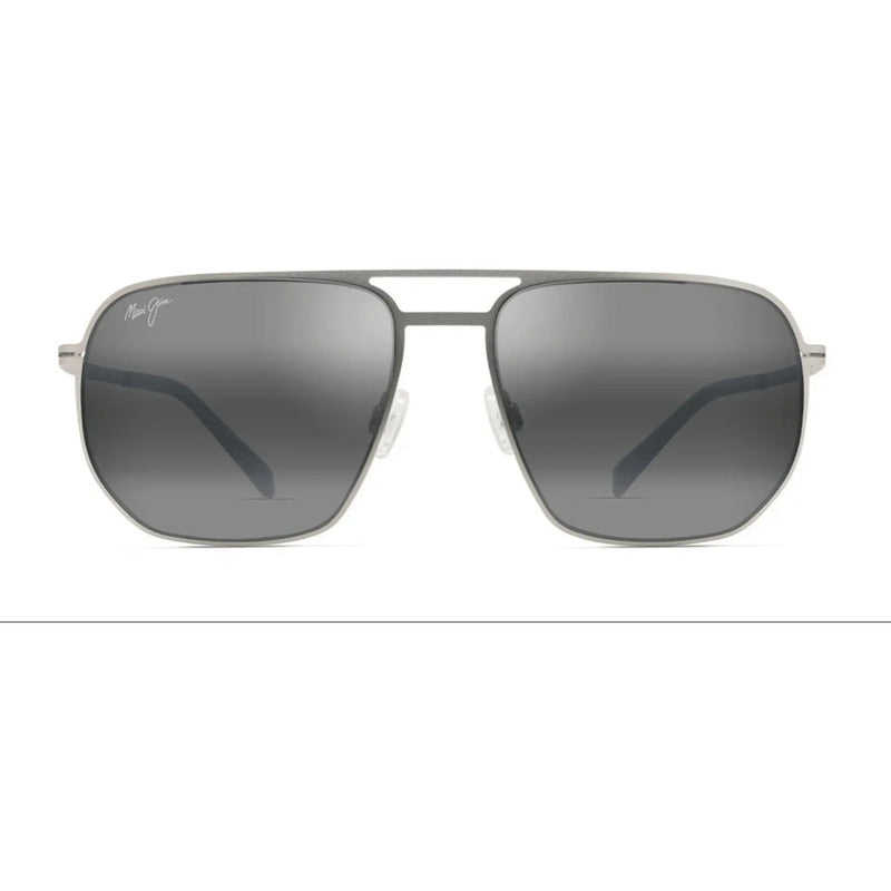 Gafas Maui Jim Acero Inoxidable Modelo Ultraligero 605-17 Único Negro Gris