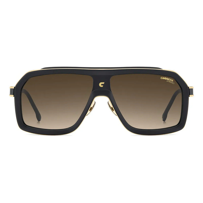 Lentes De Sol Carrera Retro Negros Degradados Para Hombre Con Protección Uv Marrón Claro Negro