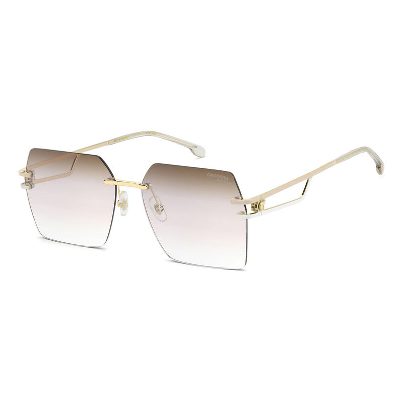 Lentes Carrera Dama Filtro Blue Block Tres Piezas 3102sbb Único Dorado Café