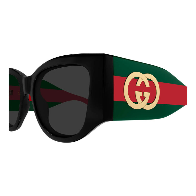 Gafas Solares Gucci Mujer Exclusivas Premium Original Gg2115 Único Negro Verde
