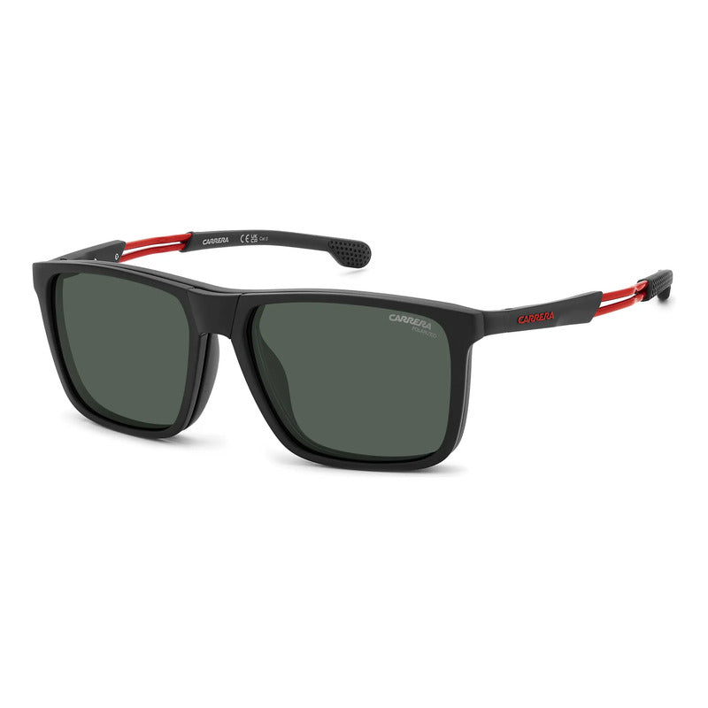 Armazón Carrera Para Graduar Clip Polarizado 4020/cs, Blxuc Negro/rojo Mate