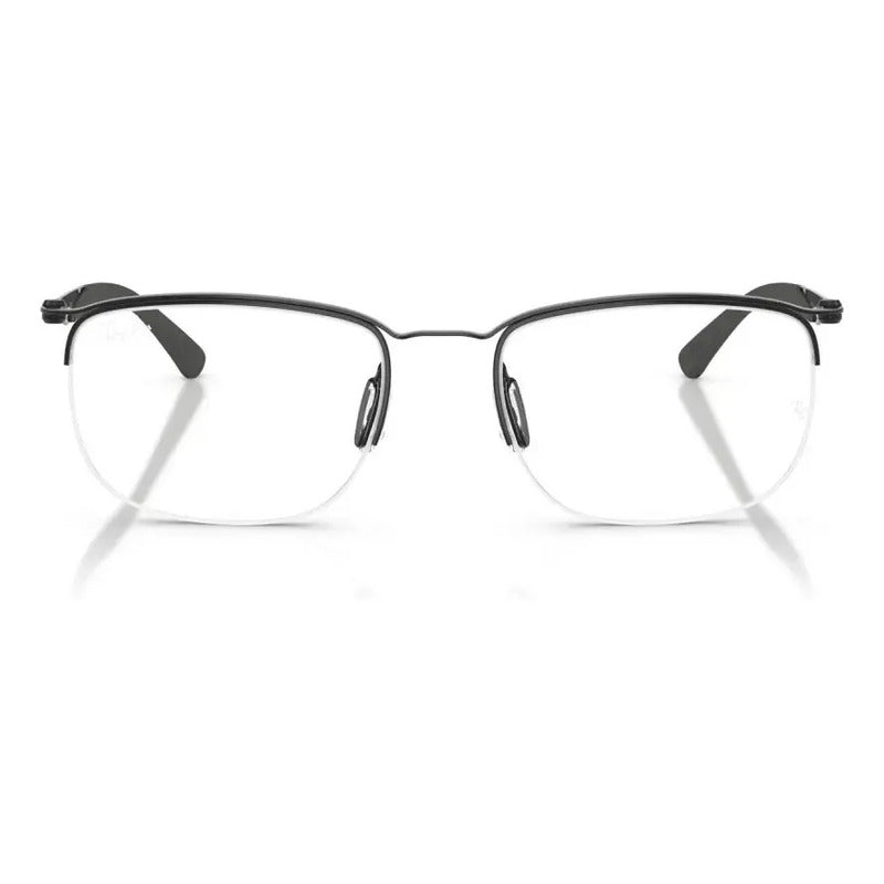 Marco Ray-ban Rb7552 3209 54 De Calidad Masculina, Original, Negro Brillante Negro Brillo